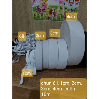 10m chun cạp, chun sơ sinh, chun may nhún