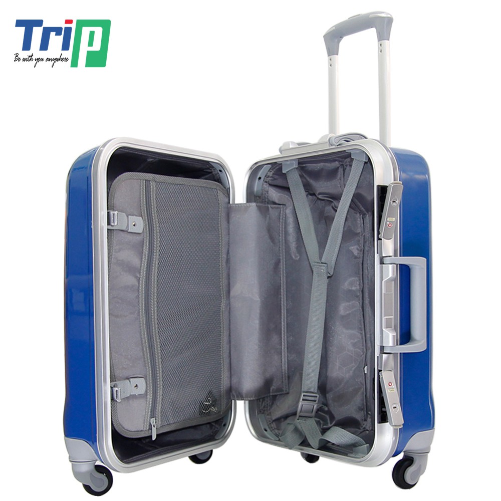 Vali Chống Trộm Nắp Bật TRIP P813 - Size 50cm - Màu Xanh Dương