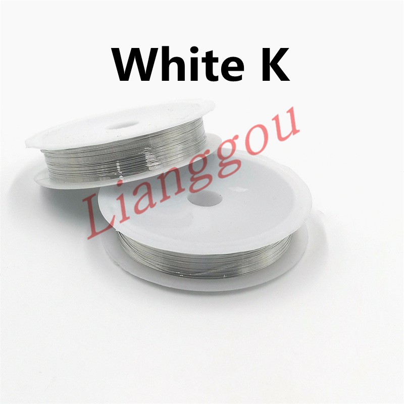 Cuộn dây kim loại P3S124 màu vàng kim/ trắng/ đỏ đồng cứng cáp dùng làm trang sức thủ công đa năng 0.2-1 mm