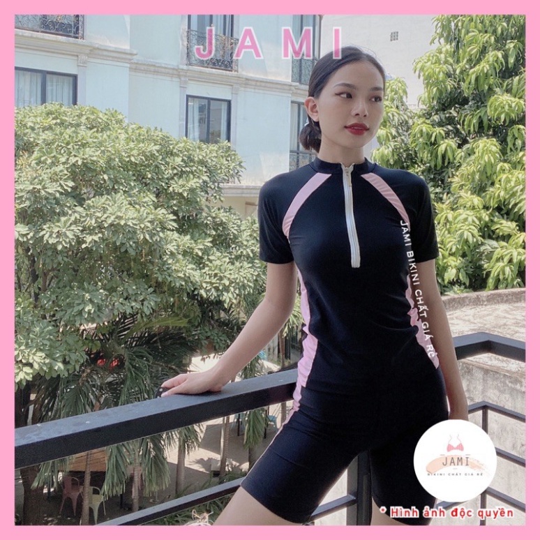 đồ bơi nữ kín đáo tay ngắn QUẦN BƠI dài MÀU hồng đi bơi đi biển đồ bơi học sinh - JAMI - ATD55 - SIÊU HOT | BigBuy360 - bigbuy360.vn