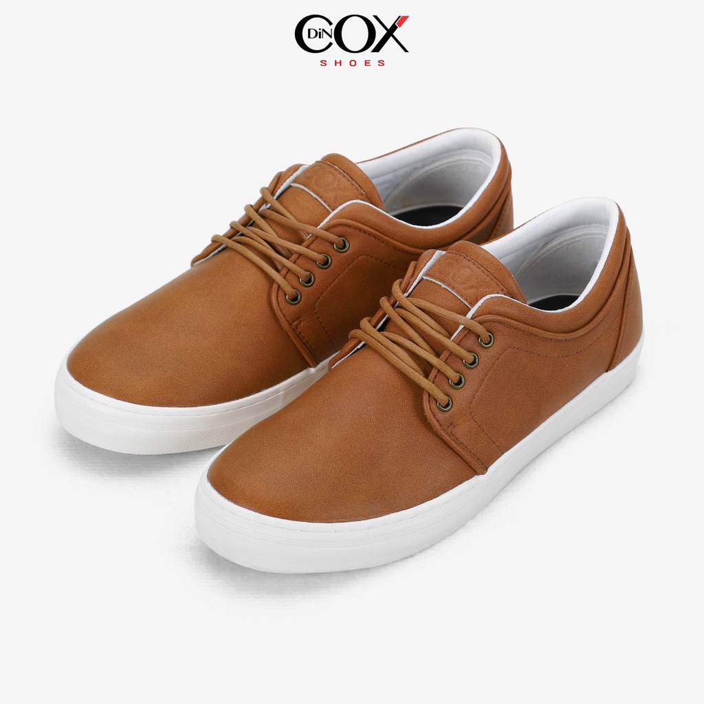 Giày Sneaker Da Nam DINCOX C03 Khí Chất Lịch Thiệp Tan