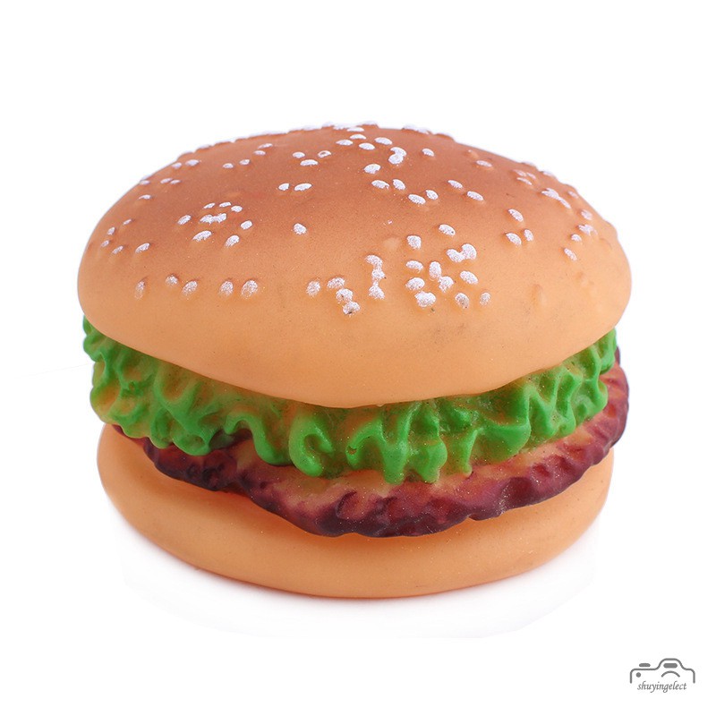 Bánh Hamburger Đồ Chơi Tập Nhai Cho Thú Cưng