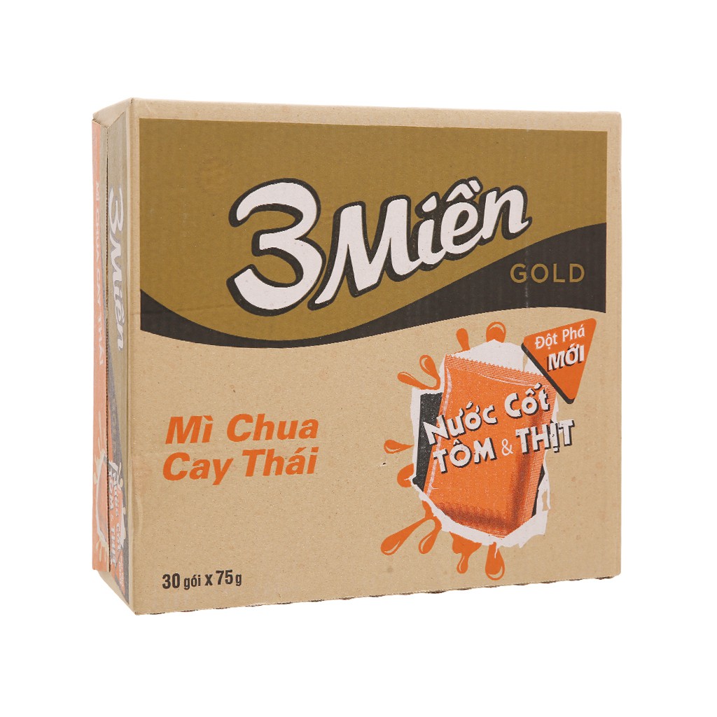 Mì 3 Miền Gold chua cay Thái 75g | BigBuy360 - bigbuy360.vn