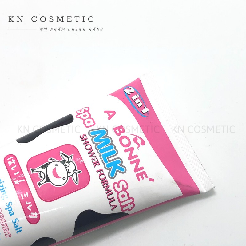 TUÝP Muối Tắm Sữa Bò Thái Lan Spa A Bonne Làm Trắng Da, Tẩy Tế Bào Chết A Bonne 2 in 1 Spa Milk Salt Shower Formula 350g | BigBuy360 - bigbuy360.vn