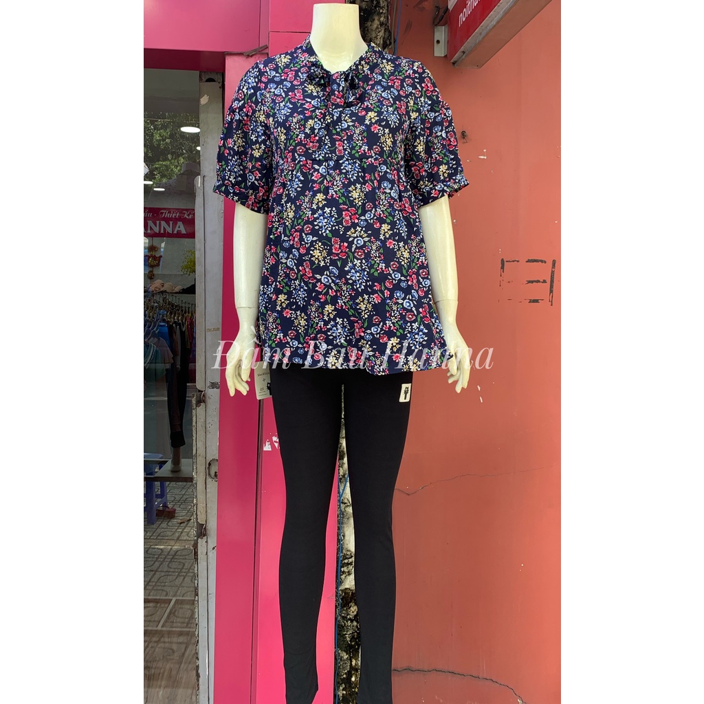 [HANNA] Áo bầu công sở giá rẻ vải đẹp free size 40-60kg chất vải mềm mát xả kho