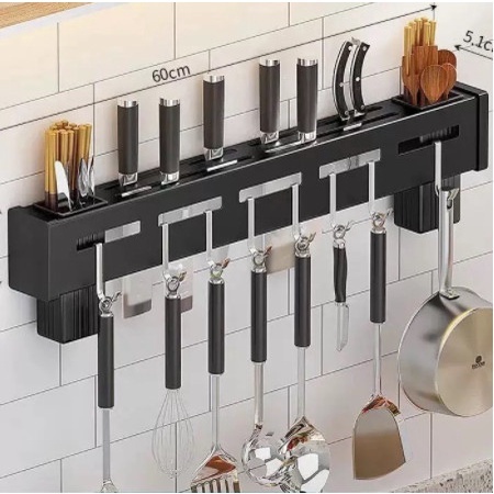 Kệ Để Dao Thớt Dán Tường, Giá Để Đồ Dùng Nhà Bếp Đa Năng