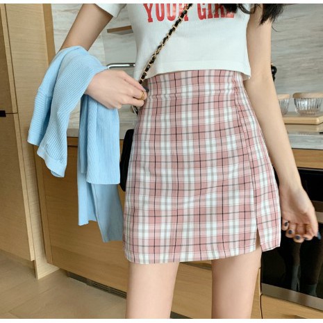 Chân váy chữ A kẻ caro nhiều màu 3 size kẻ | BigBuy360 - bigbuy360.vn