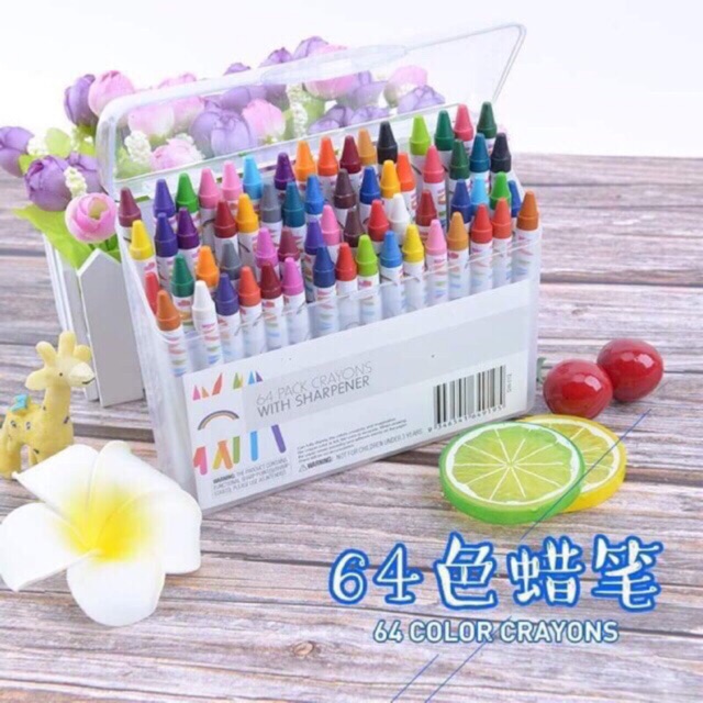 Hộp 64 bút sáp màu