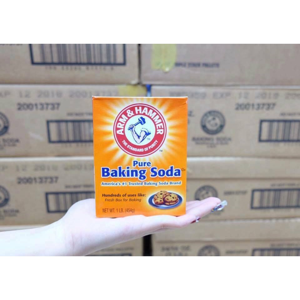 Bột nổi baking soda Arm &amp; Hammer hộp 454g