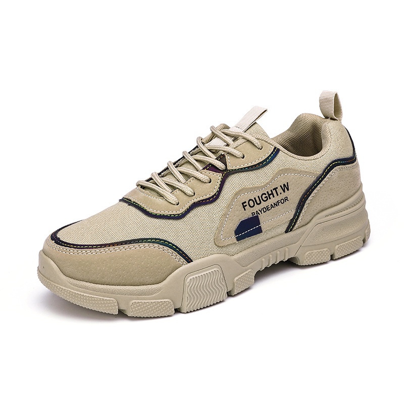 [KHO GIÀY LUCKY SHOES - H94]✅ Sneaker Nam Giày Thể Thao Nam Kết Hợp Chất Liệu Da PU+ Vải Cavas Màu sắc Trẻ Trung Cá Tính