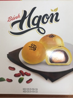 bánh đậu đỏ - trứng muối