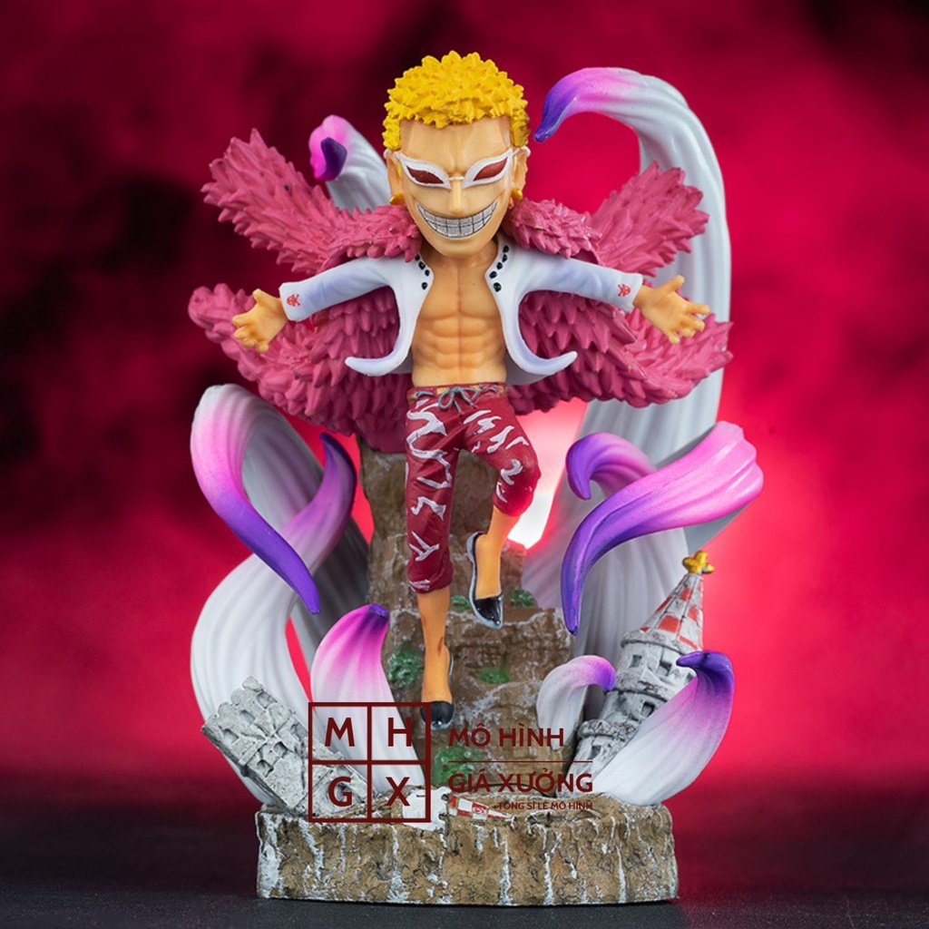 Mô hình One Piece Doflamingo hàng cao cấp cao 13cm , trạng thái chiến đấu , figure mô hình one piece , mô hình giá xưởng