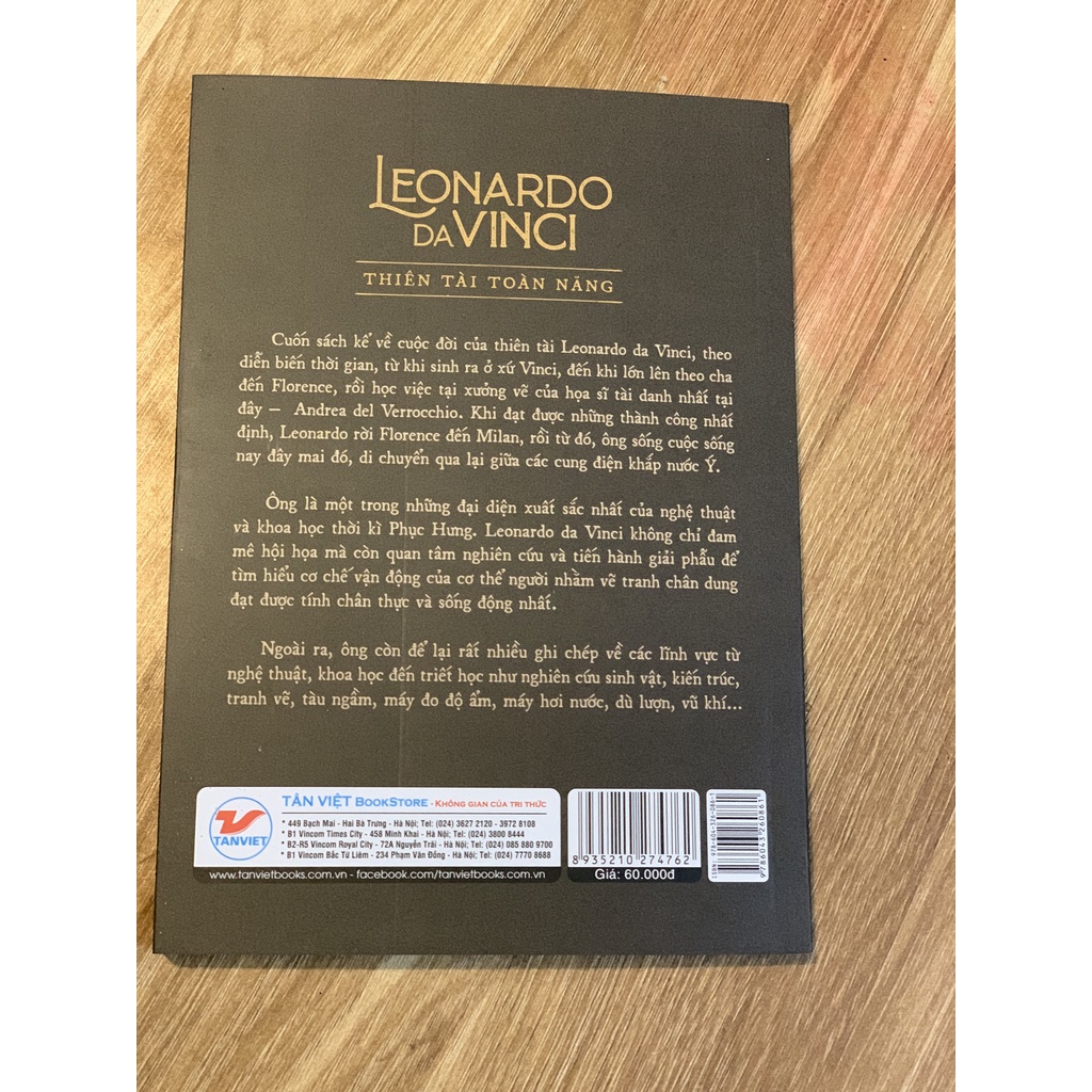 Sách - Kể Chuyện Cuộc Đời Các Thiên Tài - Leonardo Davinci Thiên Tài Toàn Năng