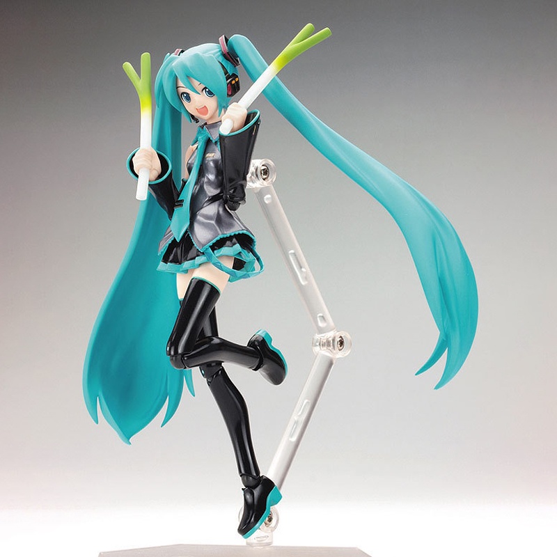 Mô Hình Nhân Vật Hatsune Miku 15cm Figma 014 Có Khớp Cử Động Bằng PVC Trang Trí Bàn Làm Việc