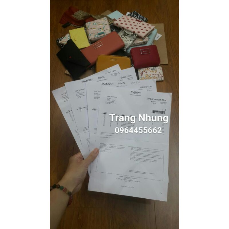 Túi cầm tay Mango cho nam - hxt Nga kèm bill