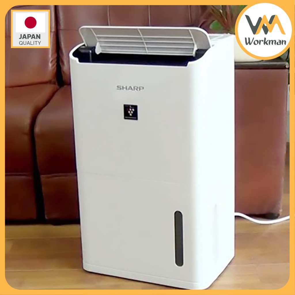 Máy Hút Ẩm Không Khí Sharp, Lọc Và Khử Mùi, Diệt Khuẩn Không Khí SHARP DW-D12A-W - HÀNG CHÍNH HÃNG