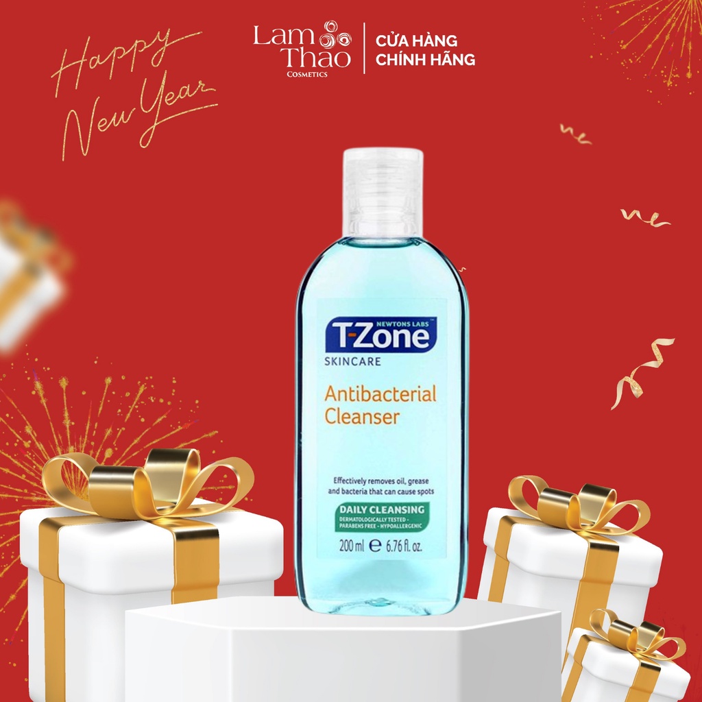 Nước Hoa Hồng Làm Sạch Da Tinh Chất Tràm Trà Newtons Labs T-Zone Antibacterial Cleanser