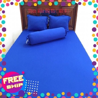 [XẢ HÀNG] Bộ Drap Thun Màu Hàn Quốc Mát Lạnh