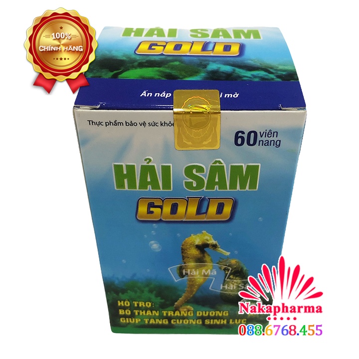 Hải Sâm Gold  – Giúp tăng khả năng sinh lý, ngừa thận yếu thận hư, giảm tiểu đêm, đau lưng mỏi gối