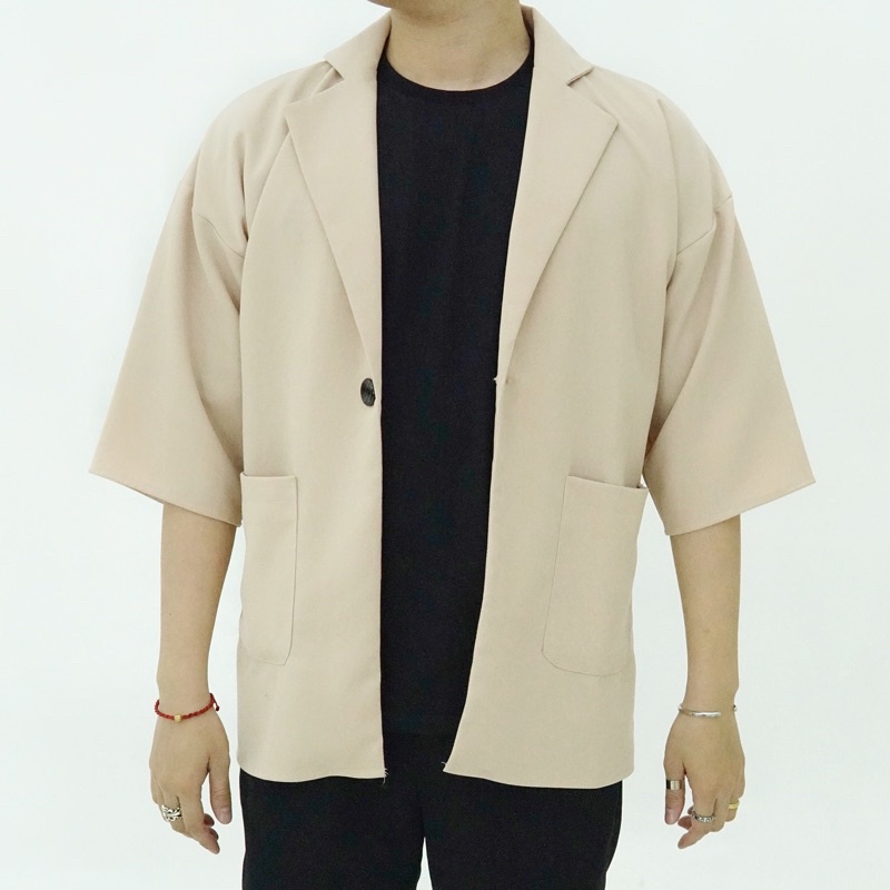 Áo khoác blazer tay lỡ unisex nam bigsize MALTRIK áo vest form rộng chất liệu tuyết mưa cao cấp có size lơn đến 120kg | WebRaoVat - webraovat.net.vn