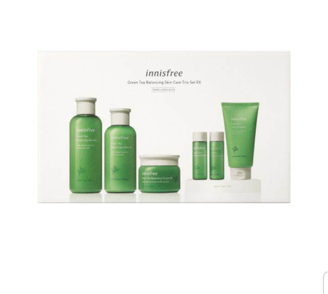 Bộ Dưỡng Da Innisfree Trà Xanh Green Tea Balancing