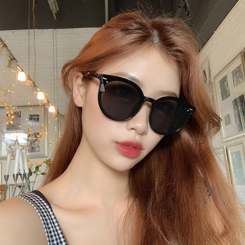 Kính râm gọng tròn chống tia UV400 thời trang Hàn Quốc mã KS22