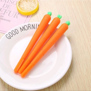 Bút gel nước hình cà rốt dễ thương Bút bi văn phòng phẩm giá sỉ ShopHana064