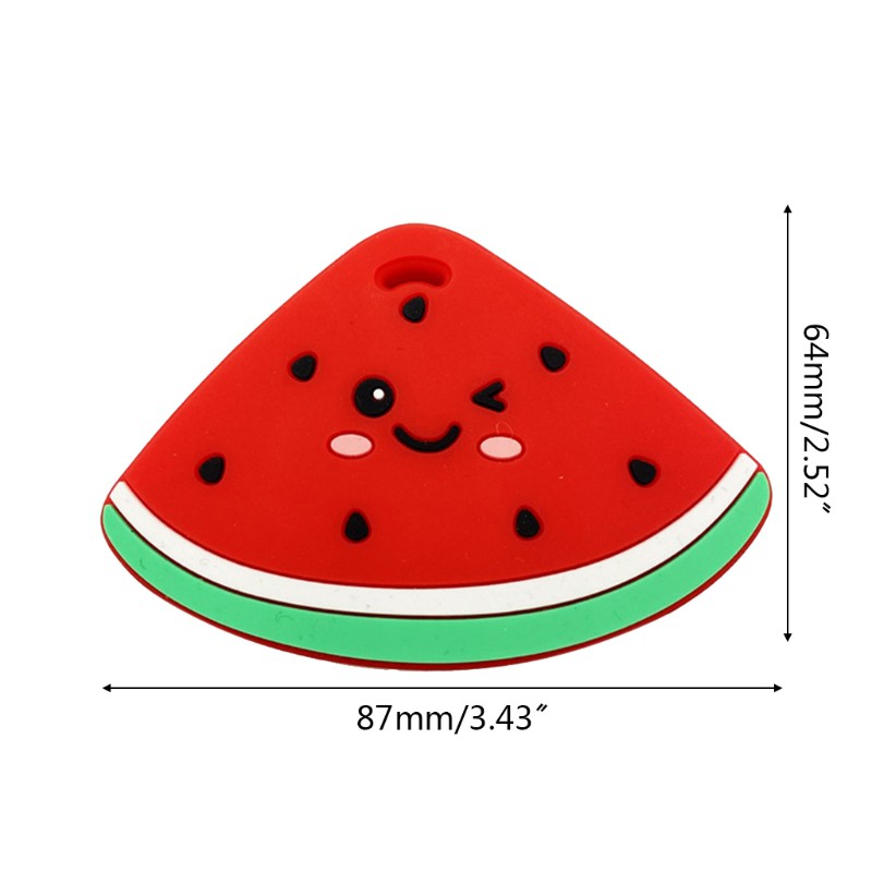 Đồ chơi nhai gặm bằng silicon mềm mại hình miếng dưa hấu cho bé