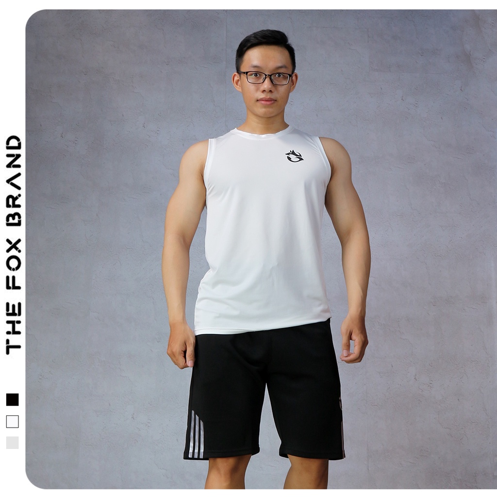 Bộ đồ sát nách thể thao bộ ba lỗ tanktop nam the fox
