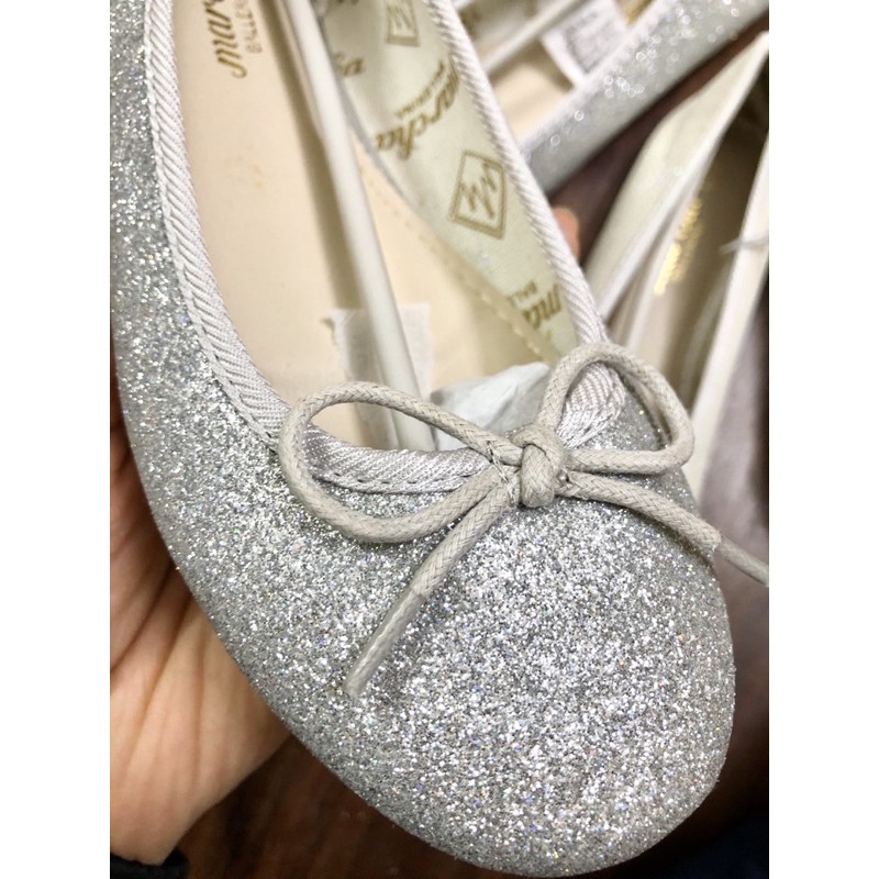 Giày bệt búp bê lót êm Marcha ballenrina nhũ kim tuyến sang chảnh giá web 39.9$ | BigBuy360 - bigbuy360.vn