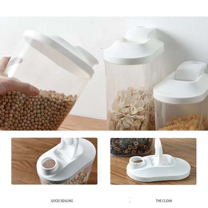 Hộp Nhựa Đựng Ngũ Cốc 1L / 1.5L Tiện Dụng