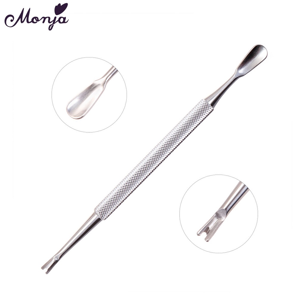 MONJA [Hàng mới về] Dụng Cụ Đẩy Tế Bào Chết Bằng Thép Không Gỉ Tiện Dụng