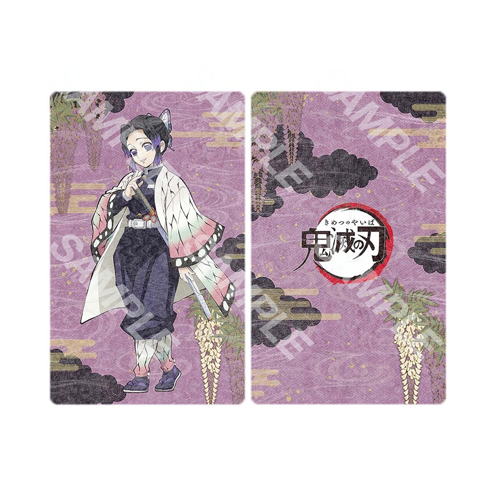 Ảnh card bo góc in hình KIMETSU NO YAIBA Thanh Gươm Diệt Quỷ 8 mẫu Trụ Cột  thẻ bo viền 5*8cm anime chibi