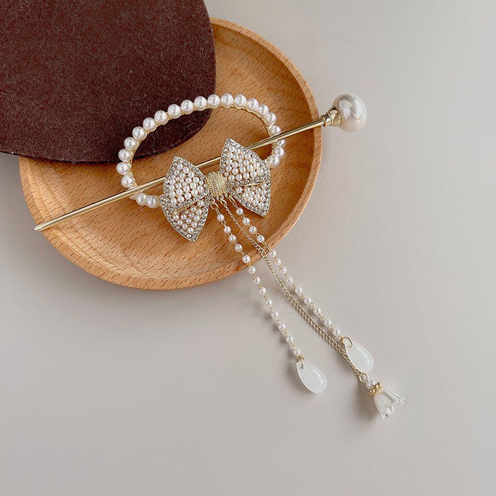 Epoch Trâm Cài Tóc Tua Rua Đính Hoa Hồng Ngọt Ngào Phong Cách Trung Hoa Cổ Điển