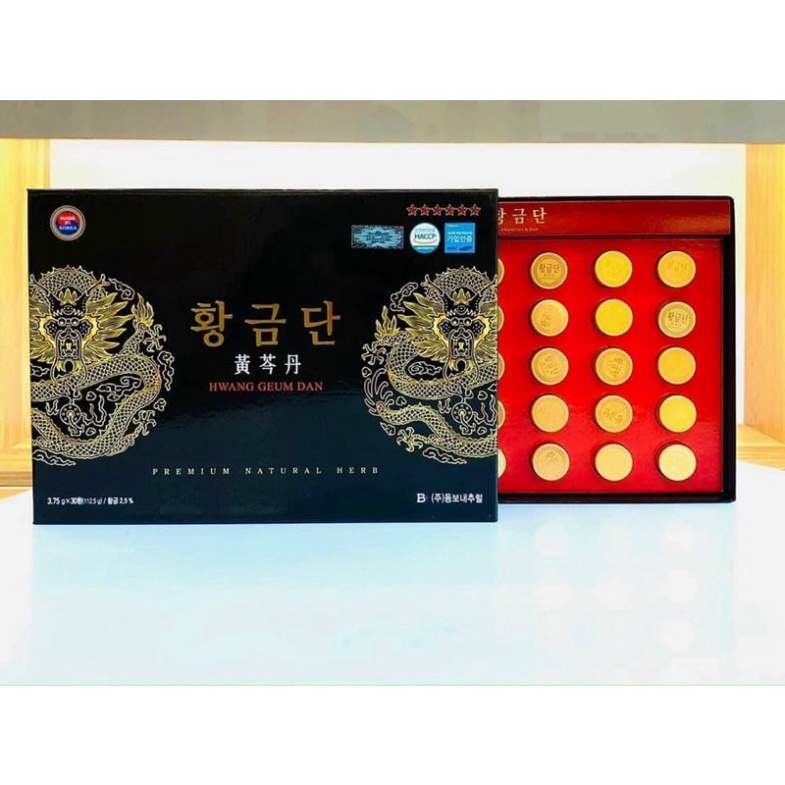 An cung ngưu hoàng hàn quốc Hwang Geum Dan - Bổ não hộp 30 viên [ Hàng Mới Về ]