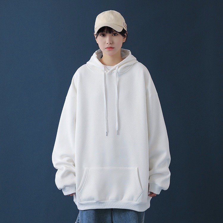 ÁO HOODIE TRẮNG TRƠN - HOODIE BASIC