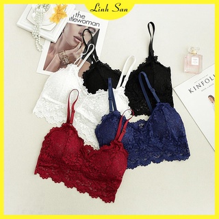 Áo bra ren hoa có lót siêu đẹp 343 free size t