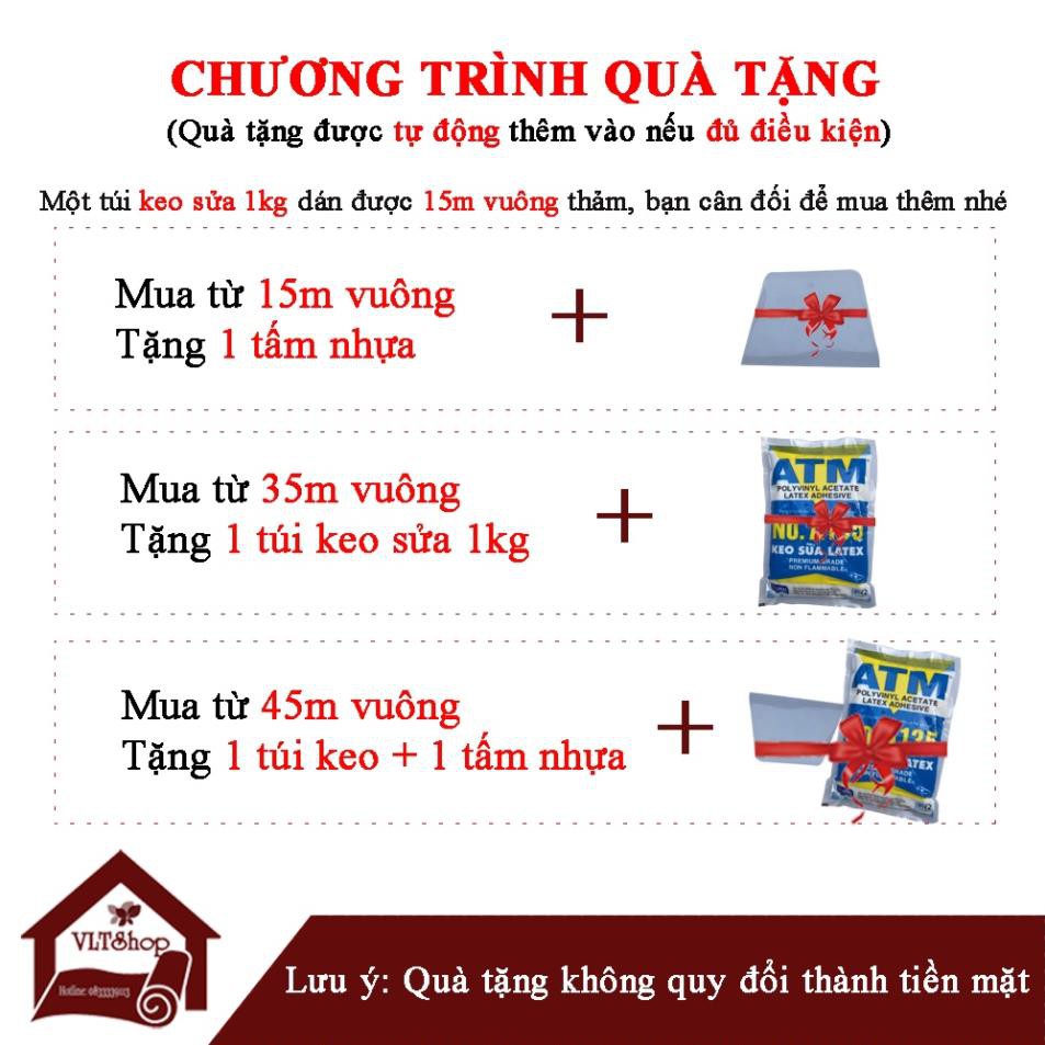 [ GỖ TRẮNG NHÁM ] Thảm nhựa Simili lót sàn màu gỗ trắng