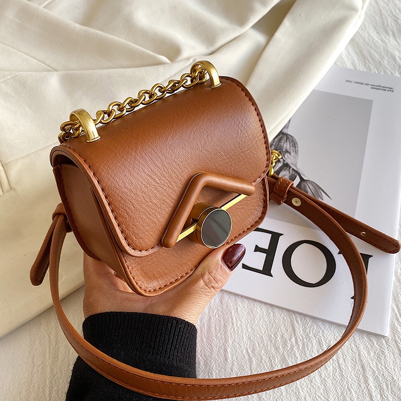 Túi xách nữ cnk mini đeo chéo đeo vai quai da phối xích hàng Quảng Châu cao cấp Bag Ami