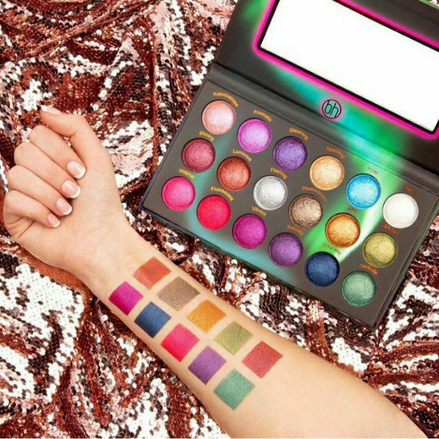 BH Cosmetics - Bảng Phấn Mắt 18 Ô Aurora Lights Baked Eyeshadow Palette