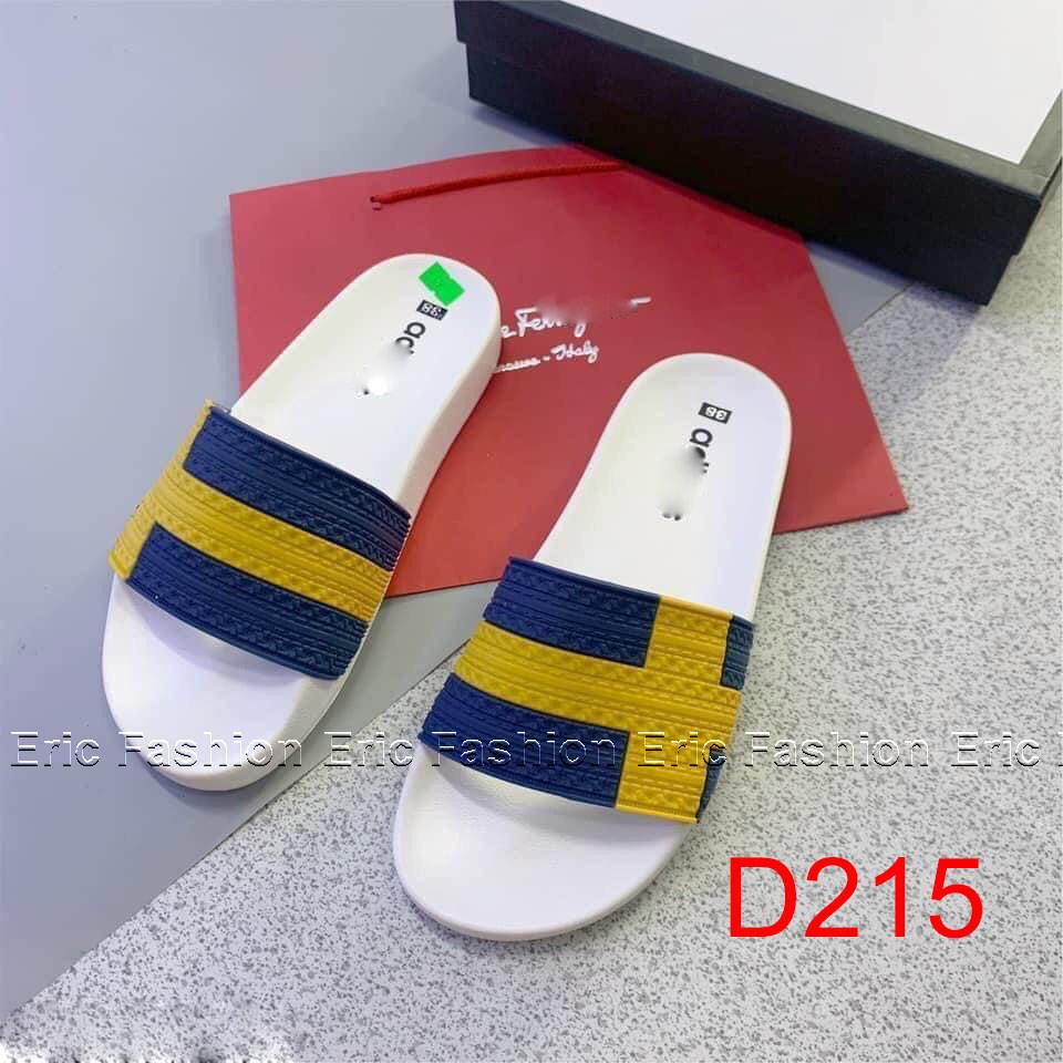 Dép quai ngang cao cấp Eric Fashion dép nam đế cao su đi êm D699