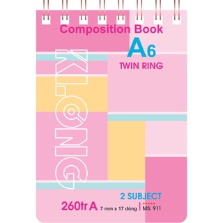 Sổ lò xo A6 A7 B6 Notebook passion KLONG