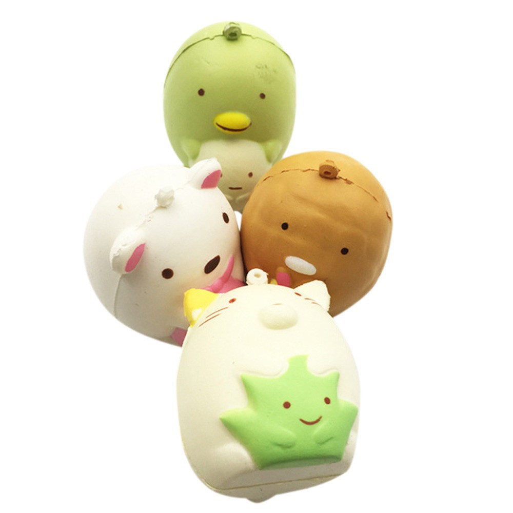 Đồ chơi squishy dẻo hình các nhân vật hoạt hình 6.5cm Tiện Dụng ...