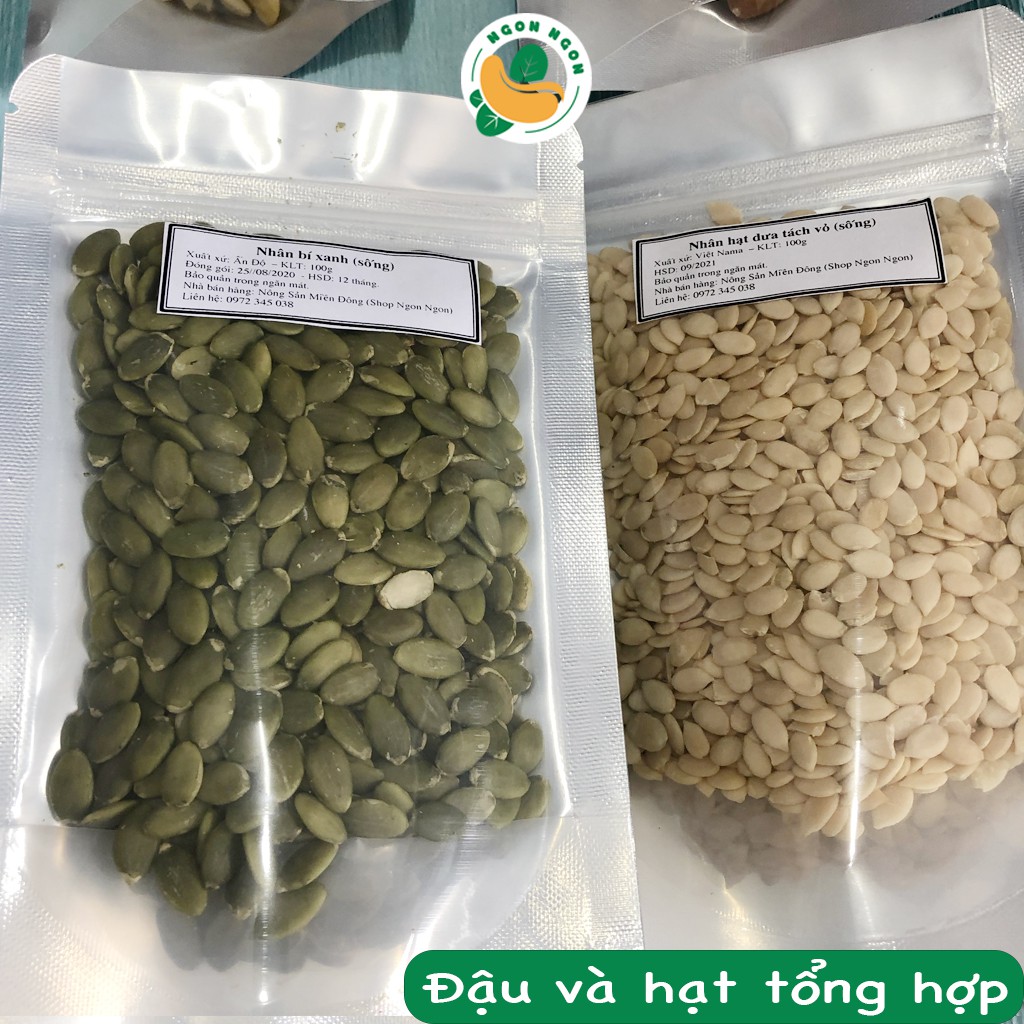 Đậu và hạt nấu sữa tổng hợp 100g