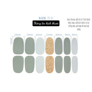 Set Bộ 14 Sticker Dán Móng Trang Trí 3D. [DA301 - DA319]