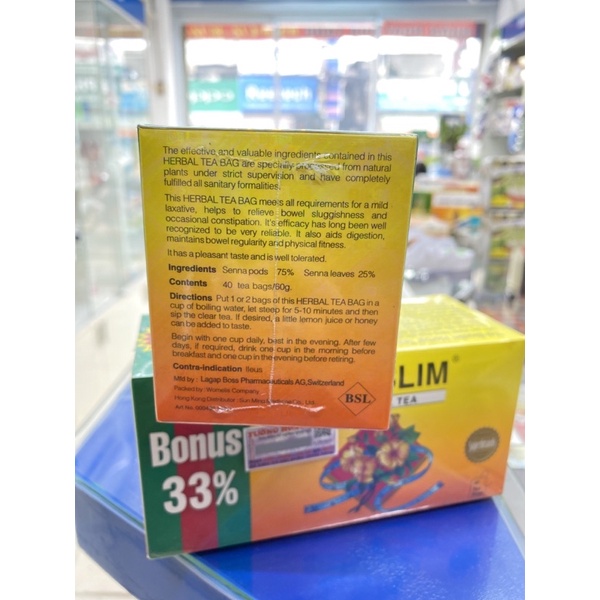 TRÀ THẢO DƯỢC BẢO TÚ LỆ BIOSLIM - Trà giảm cân - Hộp 40 túi lọc