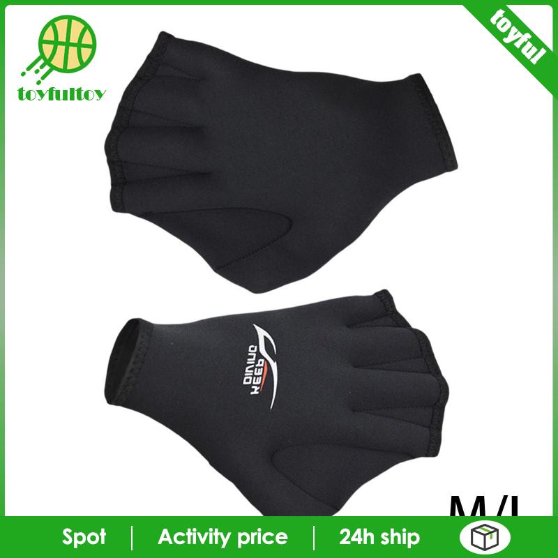 [Toyfulcabin] Găng Tay Bơi Lội Có Màng Chống Phai Màu Cho Nam Và Nữ