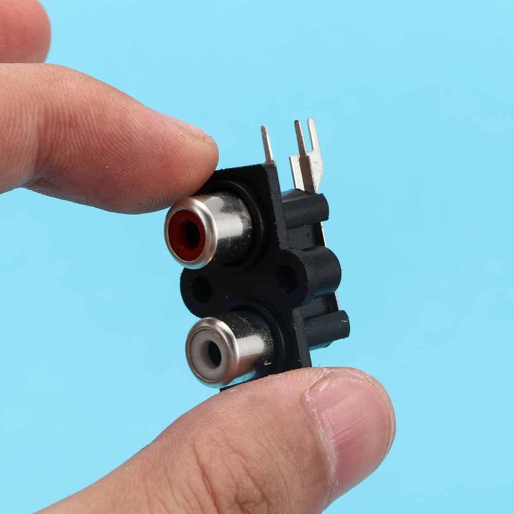 YIYU Đầu Nối 2 Lỗ Cái Chất Lượng Cao PCB 2 Vị Trí Âm Thanh AV