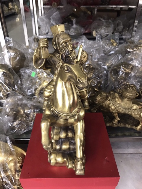 Mã Thượng Phong Hầu Cao 30cm Cầu Thăng Tiến Danh Vọng Vật phẩm phong thuỷ trưng bày để bàn