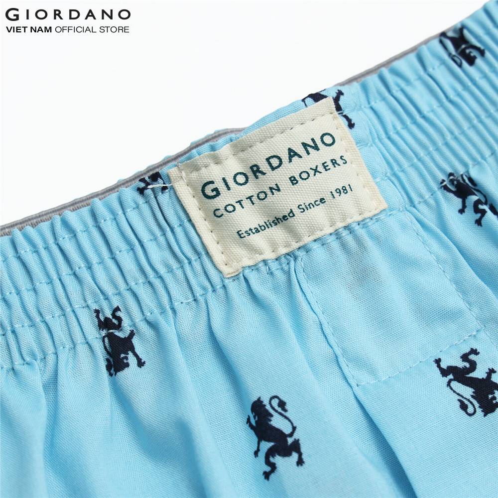 Bộ 3 Quần Lót Ngủ Nam Giordano Men's Cotton Boxers 01179139